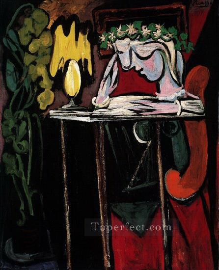 Woman writing Marie Therese Walter 1934 cubist Pablo Picasso Oil Paintings